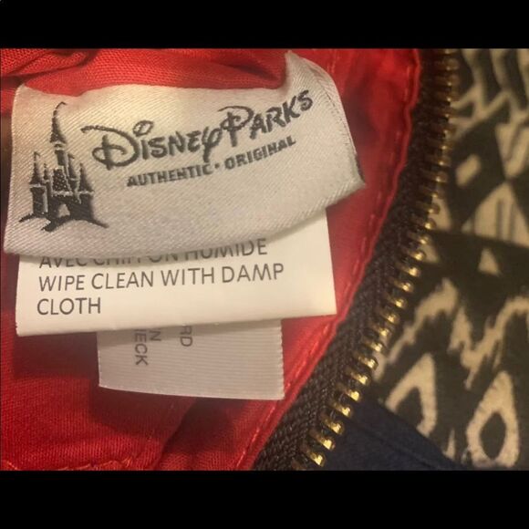 Disney Minnie Mouse Gray Red  And Black Sequin Mini Ears Crossbody Bag. Cute! - Picture 8 of 9